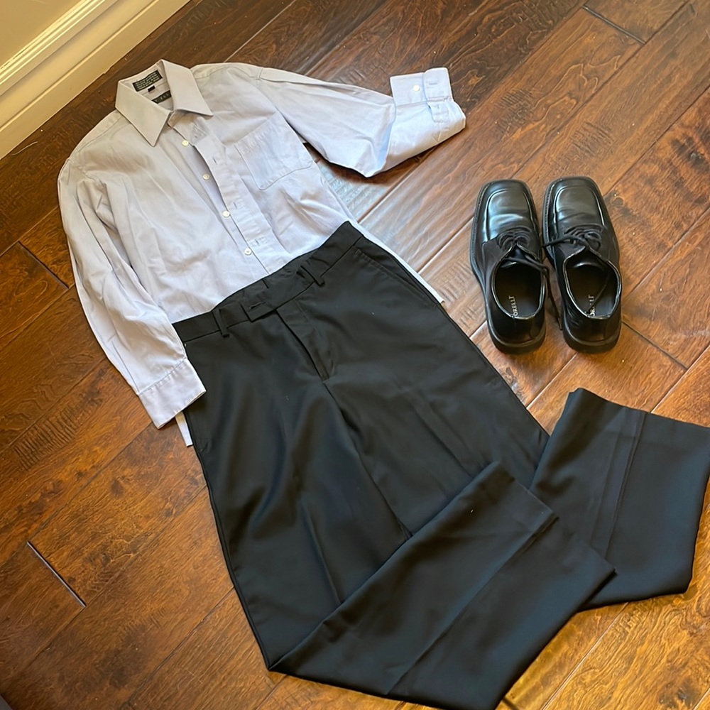 Perry Ellis Light Bluet-shirt size 12